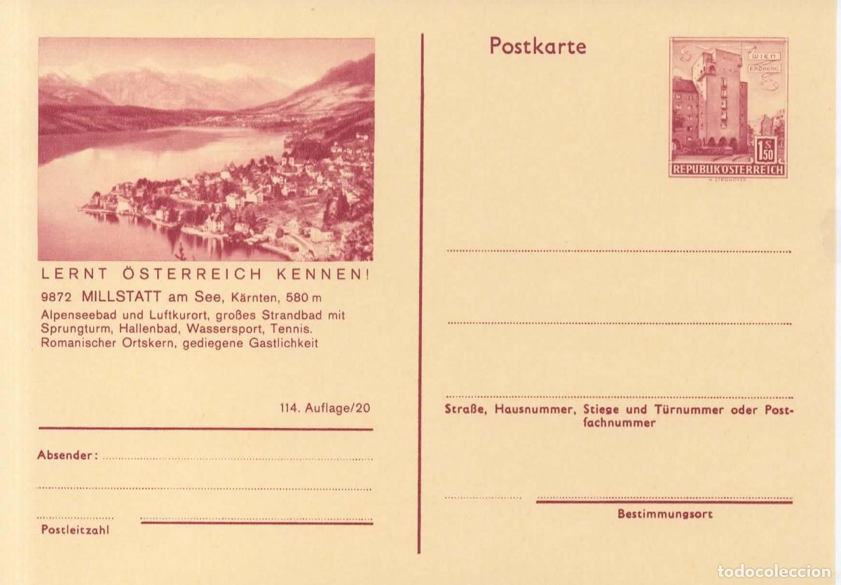 Sellos: AUSTRIA ENTERO POSTAL MILLSTATT AM SEE