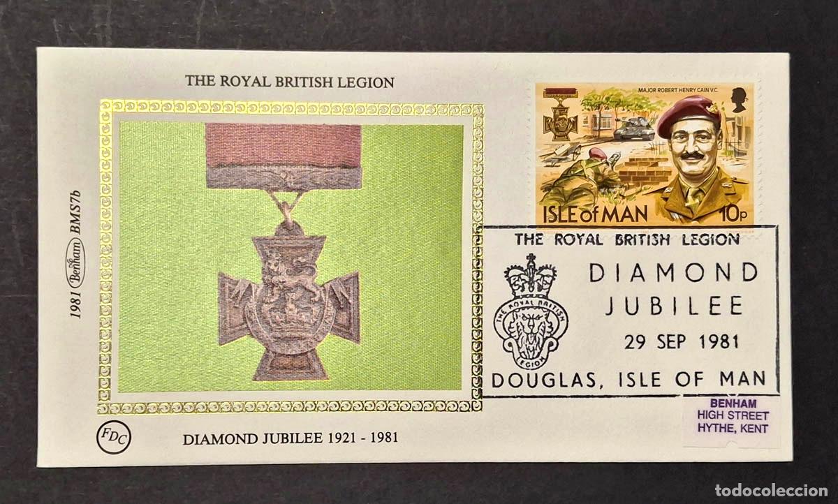 Briefmarken: 1981, sobre Diamond Jubilee de Isla de Man