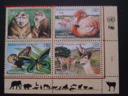 Sellos: FAUNA. PROTECCION DE LA NATURALEZA. ESPECIES EN PELIGRO DE EXTINCION(VI)