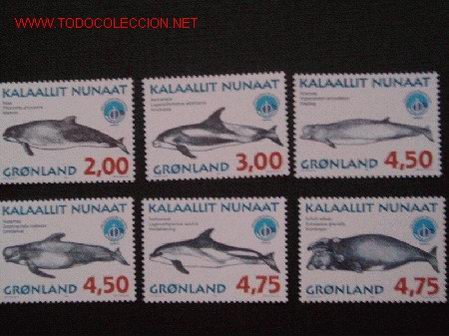 Briefmarken: FAUNA. MAMIFEROS MARINOS (III)