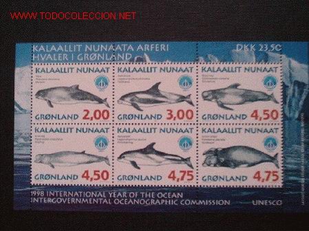 Timbres: FAUNA. MAMIFEROS MARINOS (III)