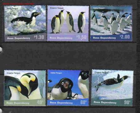 Briefmarken: ANTARTIDA ROSS , PINGUINOS AVE PAJARO POLAR OLO SUR