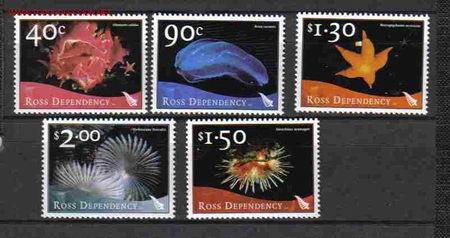 Briefmarken: ANTARTIDA ROSS FAUNA MARINA ANTARTICA