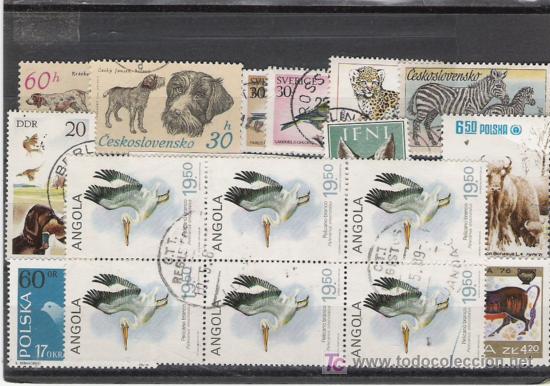 Briefmarken: PRECIOSO LOTE DE SELLOS DE FAUNA