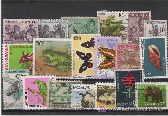Briefmarken: FAUNA LOTE DE SELLOS