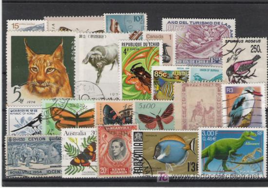 Briefmarken: FAUNA LOTE DE SELLOS