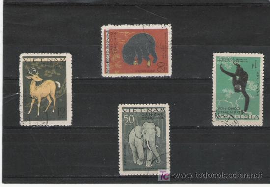 Stamps: BONITA SERIE DE FAUNA DE VIET NAM
