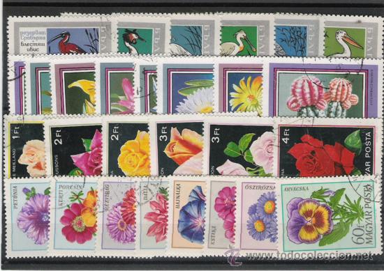 Sellos: PRECIOSO LOTE DE SERIES DE FLORA Y FAUNA