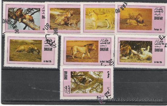 Selos: SERIE DEL TEMA FAUNA SALVAJE LEONES