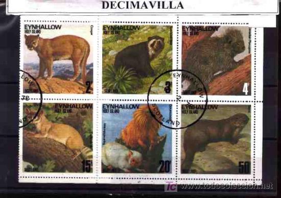 Sellos: FAUNA, EYNHALLOW, DIVERSOS, L175, SERIE USADA Y COMPLETA - Foto 1