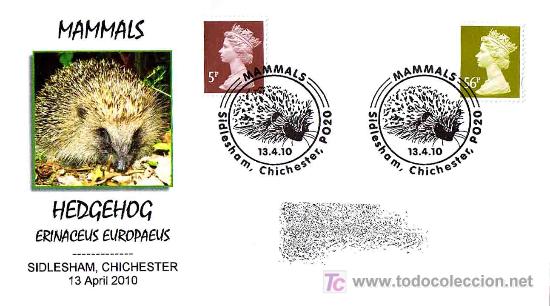Timbres: ERIZO - Erinaceus europaeus