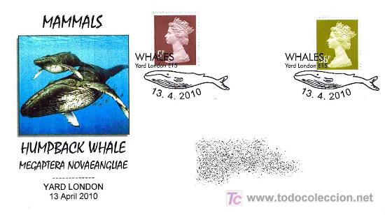 Briefmarken: BALLENAS - Humpback whale - Megaptera novaeangliae