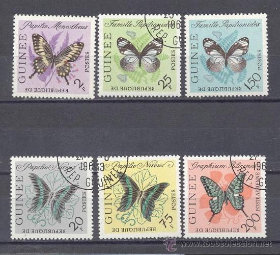 Sellos: MARIPOSAS DE GUINEA- PRECANCELADOS - Foto 1