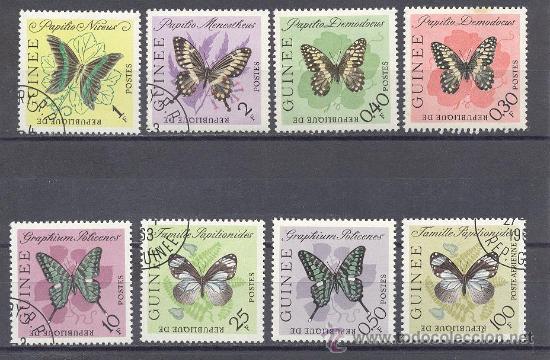 Sellos: MARIPOSAS DE GUINEA- PRECANCELADOS