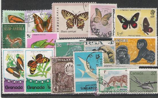 Sellos: TEMA FAUNA LOTE DE SELLOS