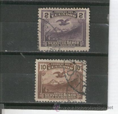 Selos: SELLOS. ANTIGUOS. FAUNA. AVES. PAJAROS.ECUADOR. CONDOR.