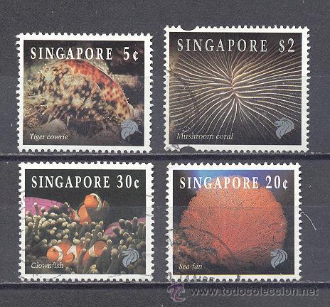 Sellos: SINGAPUR- TEMA PECES