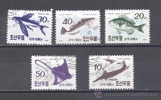 Sellos: COREA- TEMA PECES - Foto 1