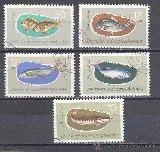 Sellos: VIET NAM- TEMA PECES