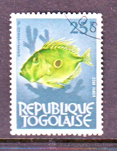 Sellos: TOGO.FAUNA.PECES.