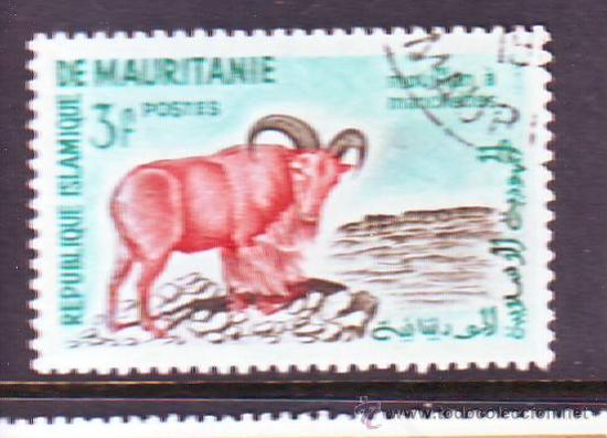Sellos: MAURITANIA.FAUNA.ANIMALES.