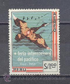 Sellos: PER&Uacute;,FAUNA, USADO - Foto 1