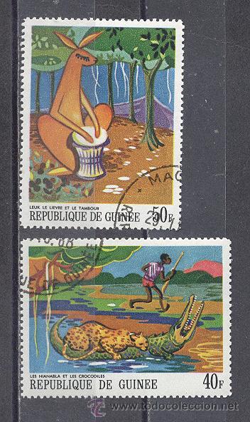 Sellos: REPUBLICA DE GUINEA  FAUNA - Foto 1