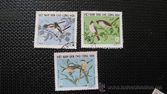Sellos: viet-nam,pajaros - Foto 1