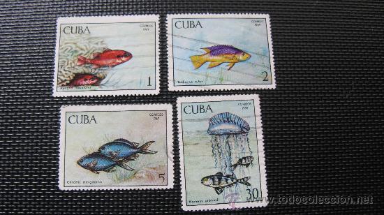 Sellos: 1969 cuba, peces diversos - Foto 1