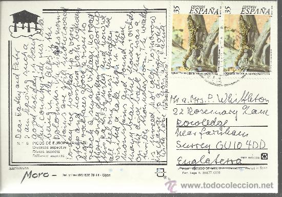 Briefmarken: TP PICOS DE EUROPA ASTURIAS SELLO LAGARTO FAUNA EN EXTINCION
