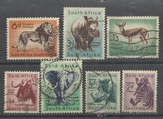 Sellos: BONITO LOTE DE SELLOS DE FAUNA DE SUDAFRICA LOS DE LA FOTO