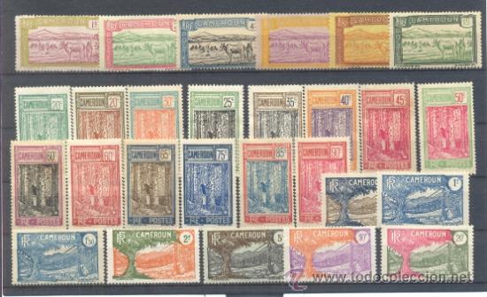 Sellos: CAMERUN.   YVERT 106/32 * - Foto 1