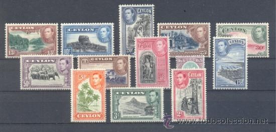 Sellos: CEYLAN. YVERT 252/63 * - Foto 1