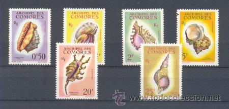 Sellos: COMORES.-   YVERT 19/24 ** - Foto 1