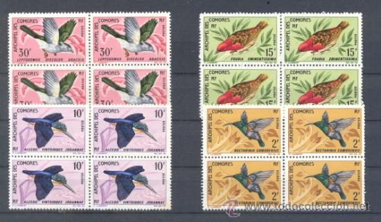 Sellos: COMORES.   YVERT 41/44 ** - Foto 1