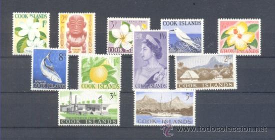 Sellos: ISLAS COOK.   YVERT 89/99 * - Foto 1