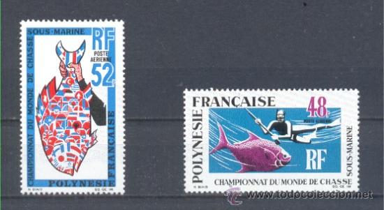 Sellos: POLINESIA FRANCESA.   YVERT 29/30 ** - Foto 1