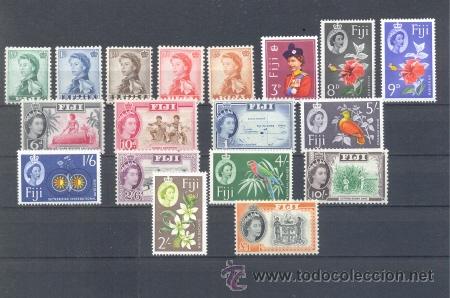 Sellos: FIDJI.   YVERT 155/69 * - Foto 1