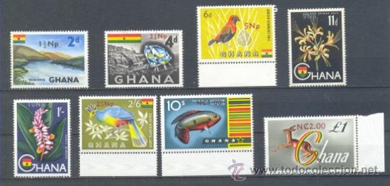 Sellos: GHANA.   YVERT 266/73 ** - Foto 1