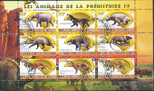 Briefmarken: Djibuti & Pr&eacute; Hist&oacute;ria Dinausauros (20)