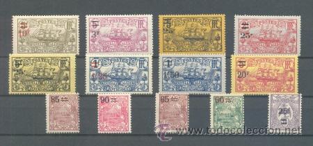 Sellos: NUEVA CALEDONIA.   YVERT  127/38 * - Foto 1