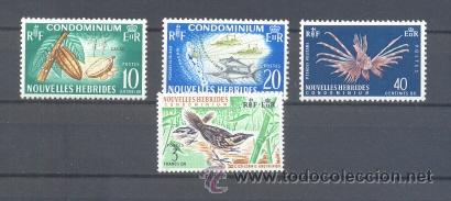 Sellos: NUEVAS HEBRIDAS.-   YVERT 215/18 ** - Foto 1