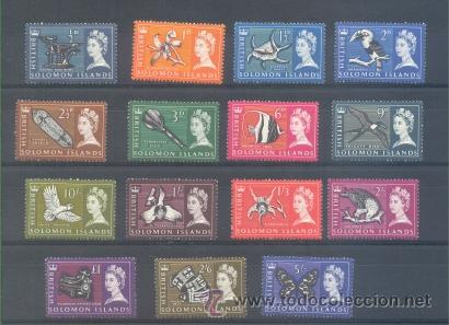 Sellos: SALOMON.- YVERT 110/124 ** - Foto 1