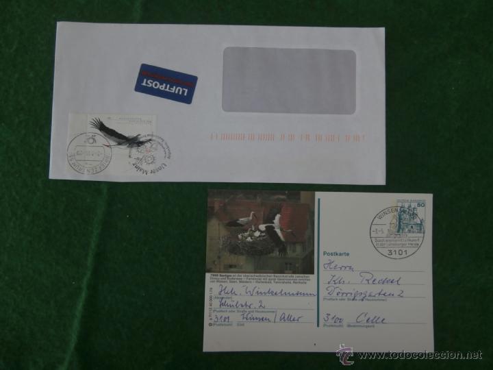 Sellos: circulados 1979 cigue&ntilde;as alemania pajaros