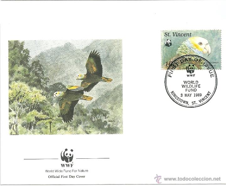 Sellos: ST. VICENTE- AVES Y FLORA - Foto 1