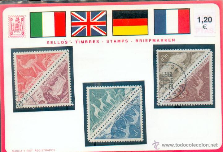Sellos: SELLOS D&Iacute;PTICOS T&Ecirc;TE b&Ecirc;CHE DEL TCHAD - Foto 1