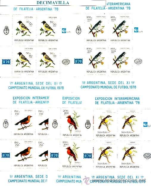 Sellos: ARGENTINA, AVES, 1978, FAAV253 - Foto 1
