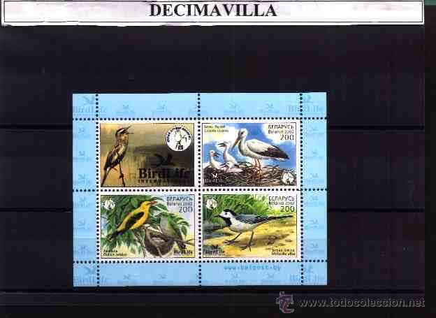Sellos: BELARUS, AVES, 2002, H.B. 32 - Foto 1