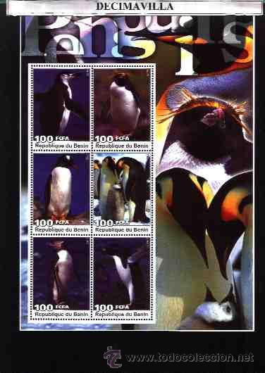 Sellos: BENIN, PING&Uuml;INO, 2003, 6 VAL. - Foto 1