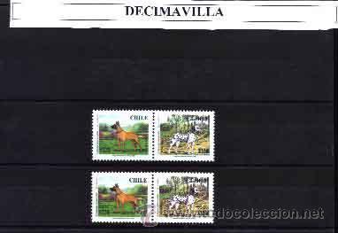 Sellos: CHILE, 1439/42, PERROS - Foto 1